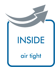 inside: air tight